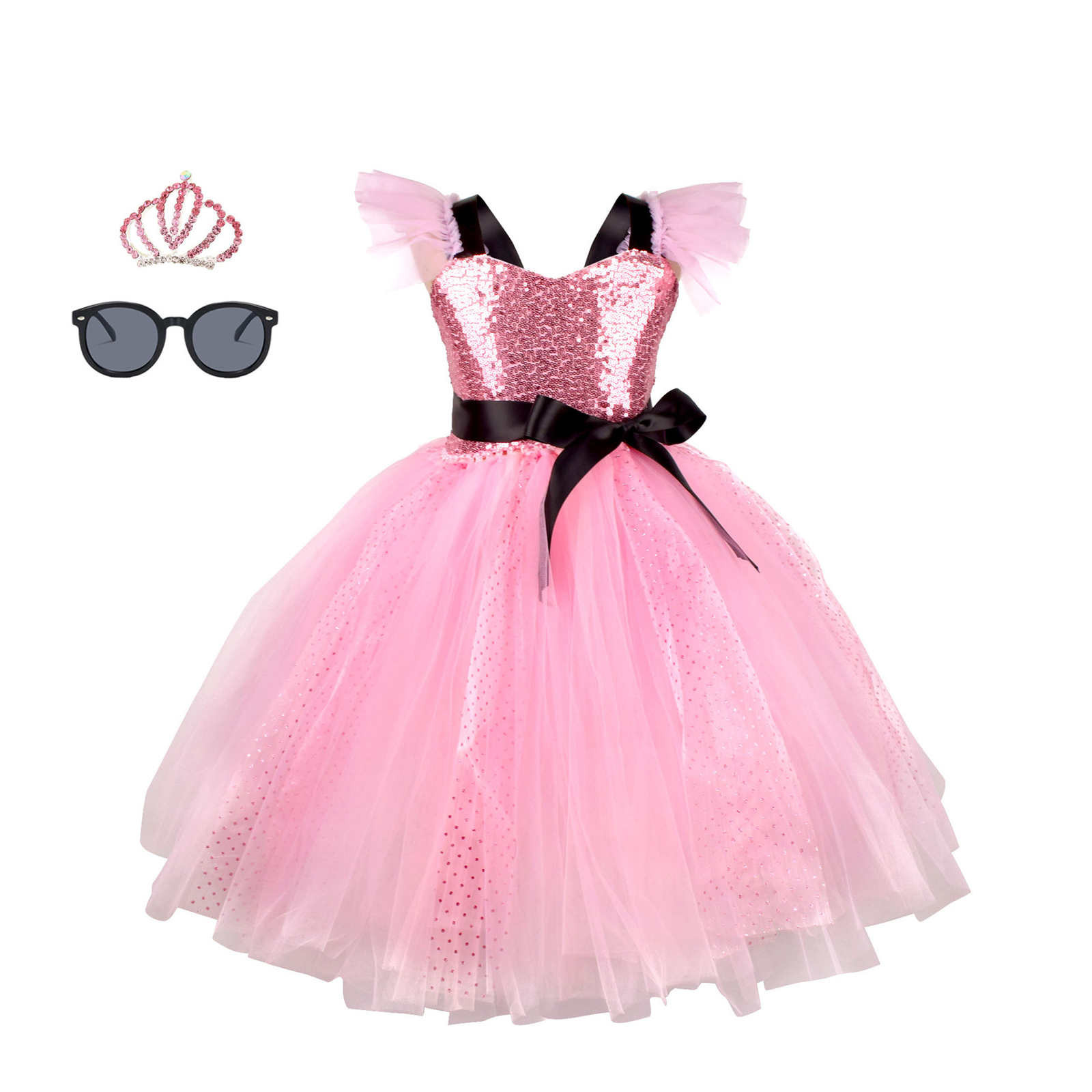 Anime Cosplay Girl Photo - Tutu Glitter Dress Princess Cosplay Costume