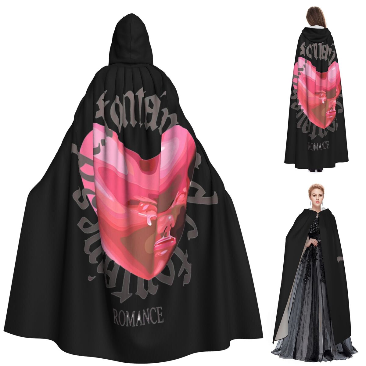 Anime Cosplay Romance - Fontaines DC Romance Long Hooded Cloak