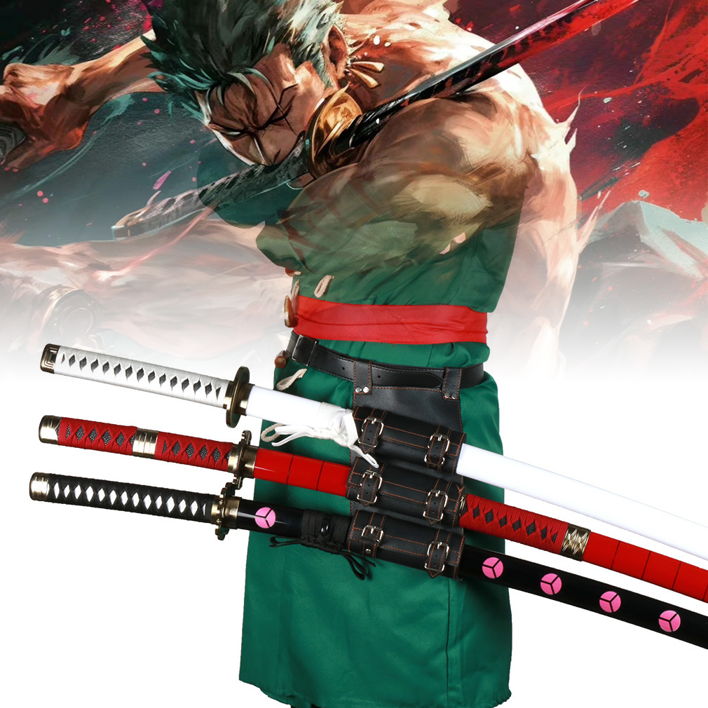 Anime Cosplay Katana - 40incn Roronoa Zoro Katana Ninja Knife