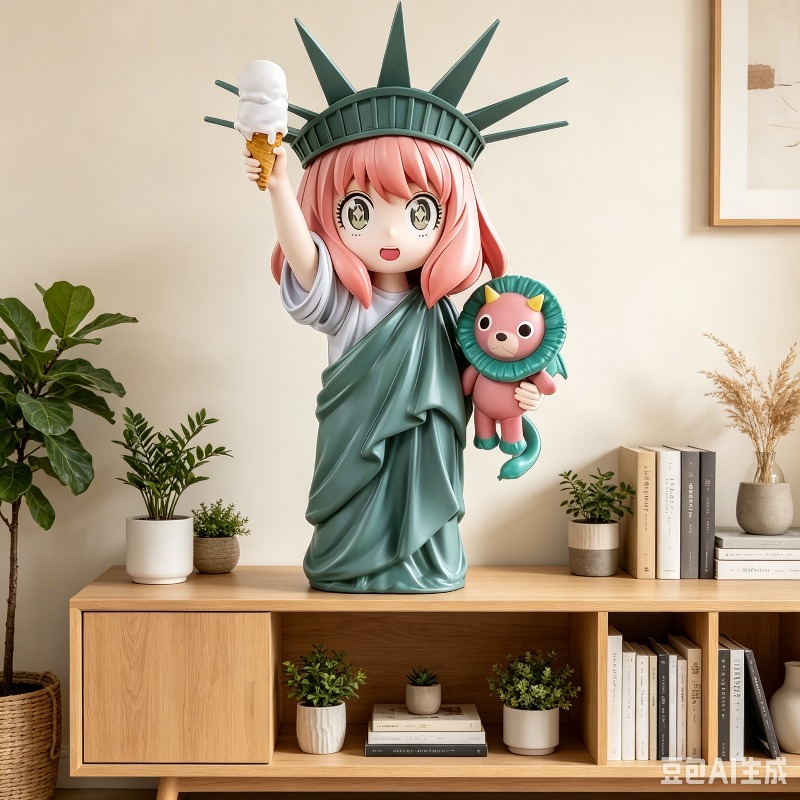 Anime Cosplay Anya - New H Spy×Family Anya Forger Statue