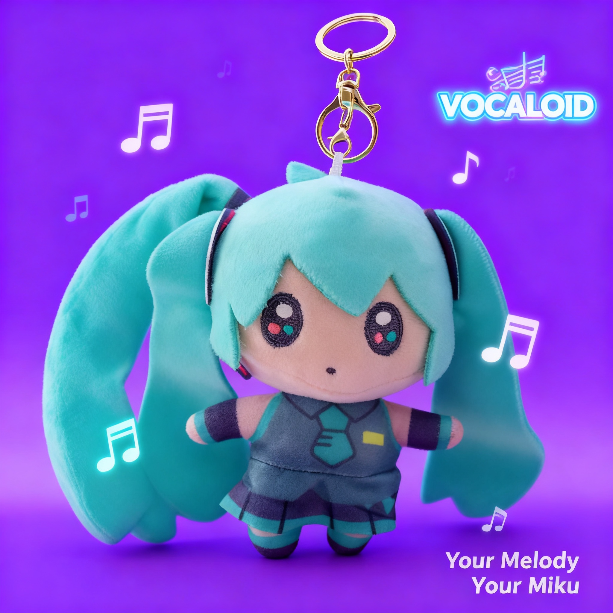 My Hero Academia Belt - Hatsune Miku Plush Keychain Anime Cute