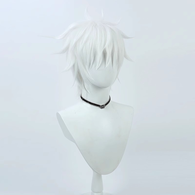 Cosplay Anime White Hair - Jujutsu Kaisen Gojo Satoru Cosplay Wig