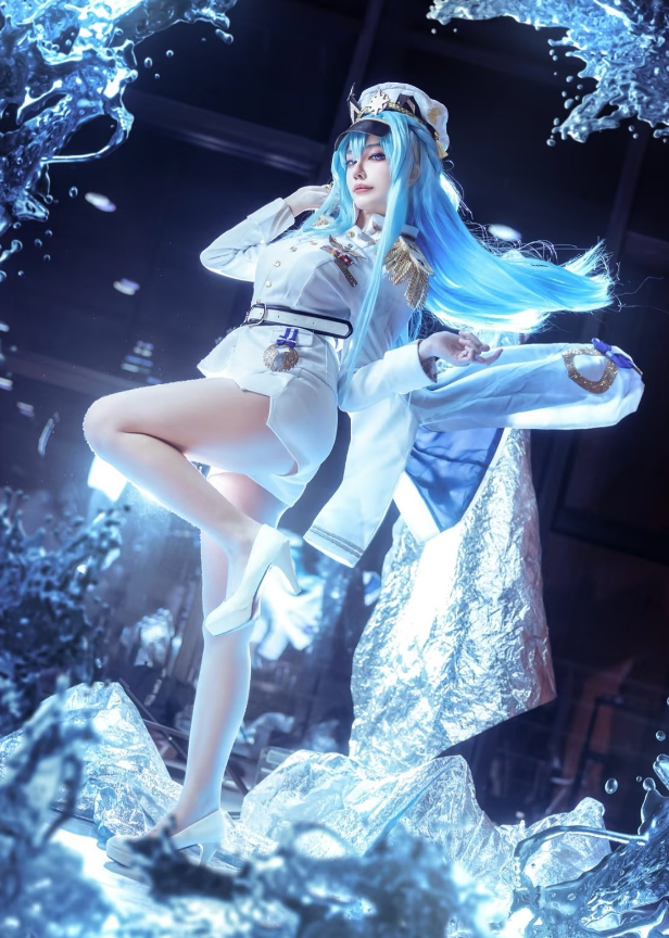 Anime Cosplay Wigs - Helm Helen Anime Nikke Cosplay Costume