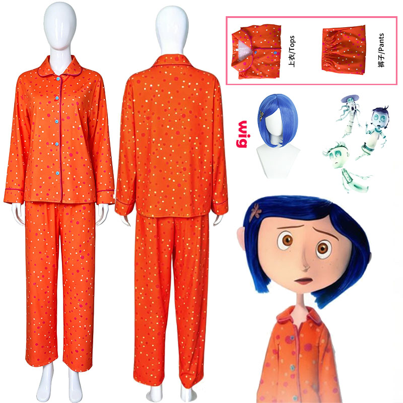 Movie Coraline Cosplay Pajamas - Anime Cosplay Costumes incelemesi ve fiyatı