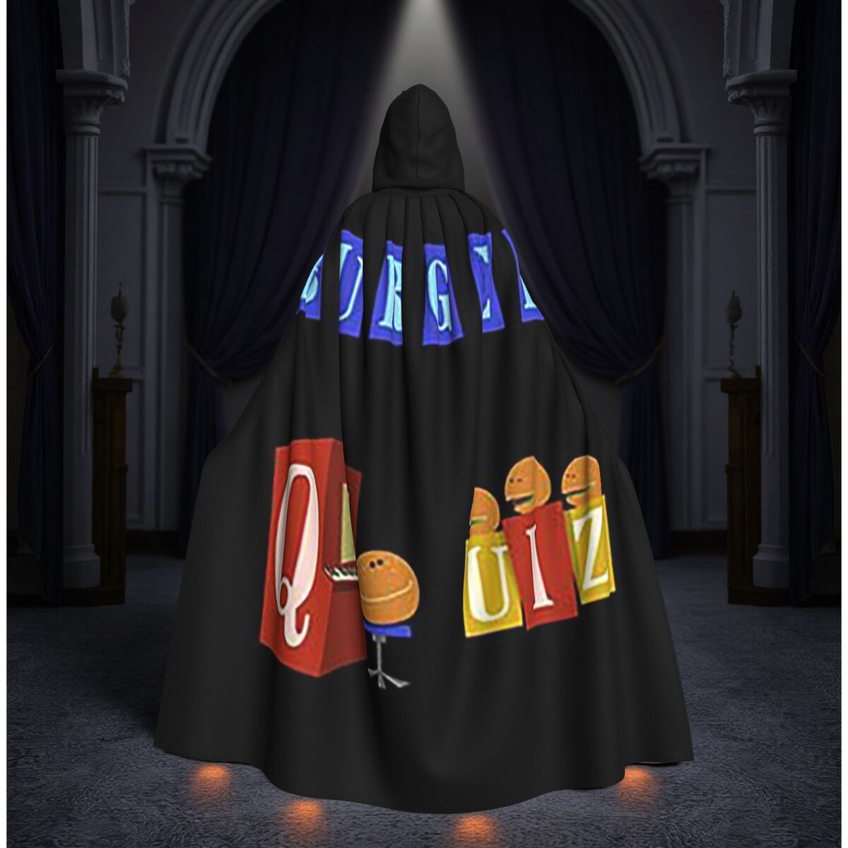 Burger Quiz New Logo Long Hood - Anime Cosplay Quiz incelemesi ve fiyatı