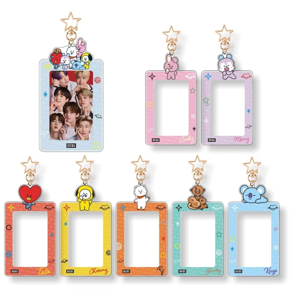 Cute Keychain Card BT21 Kawaii - Anime Cosplay Girl Photo incelemesi ve fiyatı