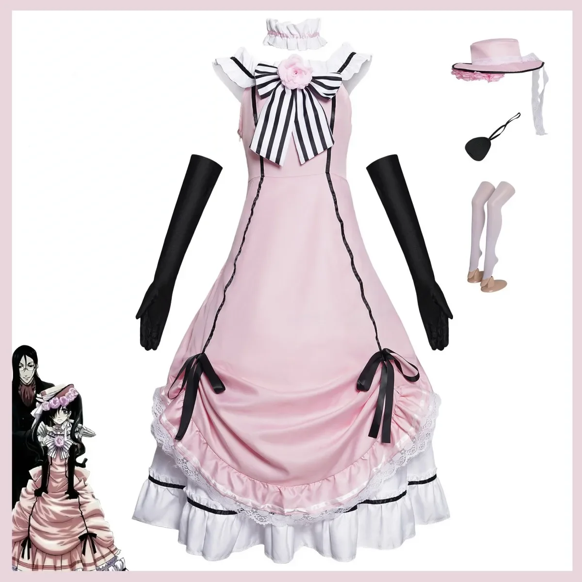 Anime Black Butler Ciel Phanto - Anime Cosplay Robin incelemesi ve fiyatı