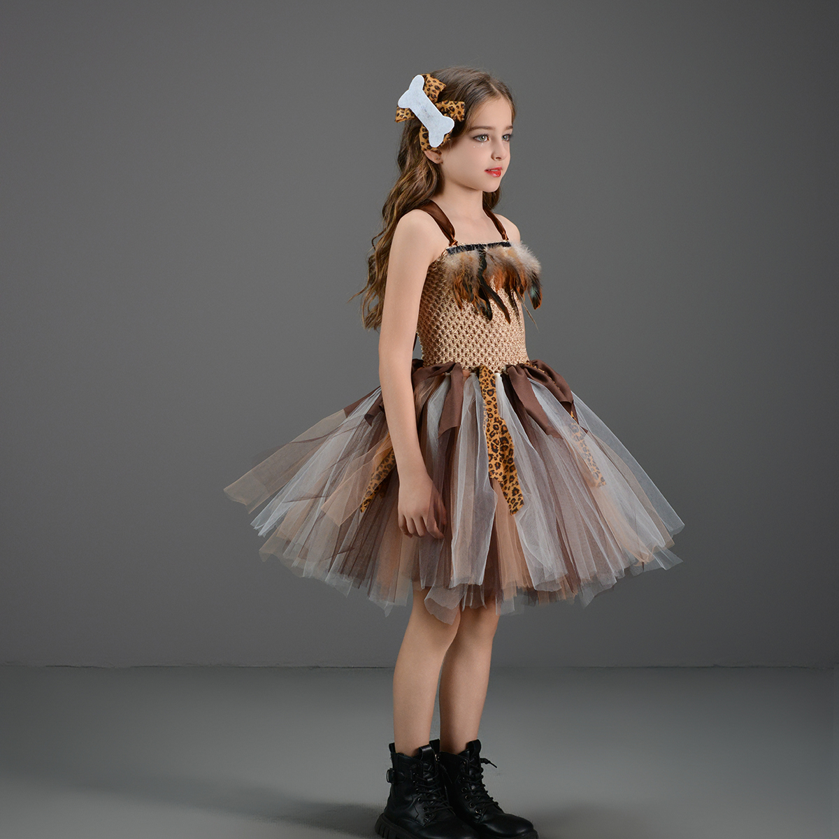 Cave Girls Costume for Kids Ha - Anime Cosplay Simple incelemesi ve fiyatı