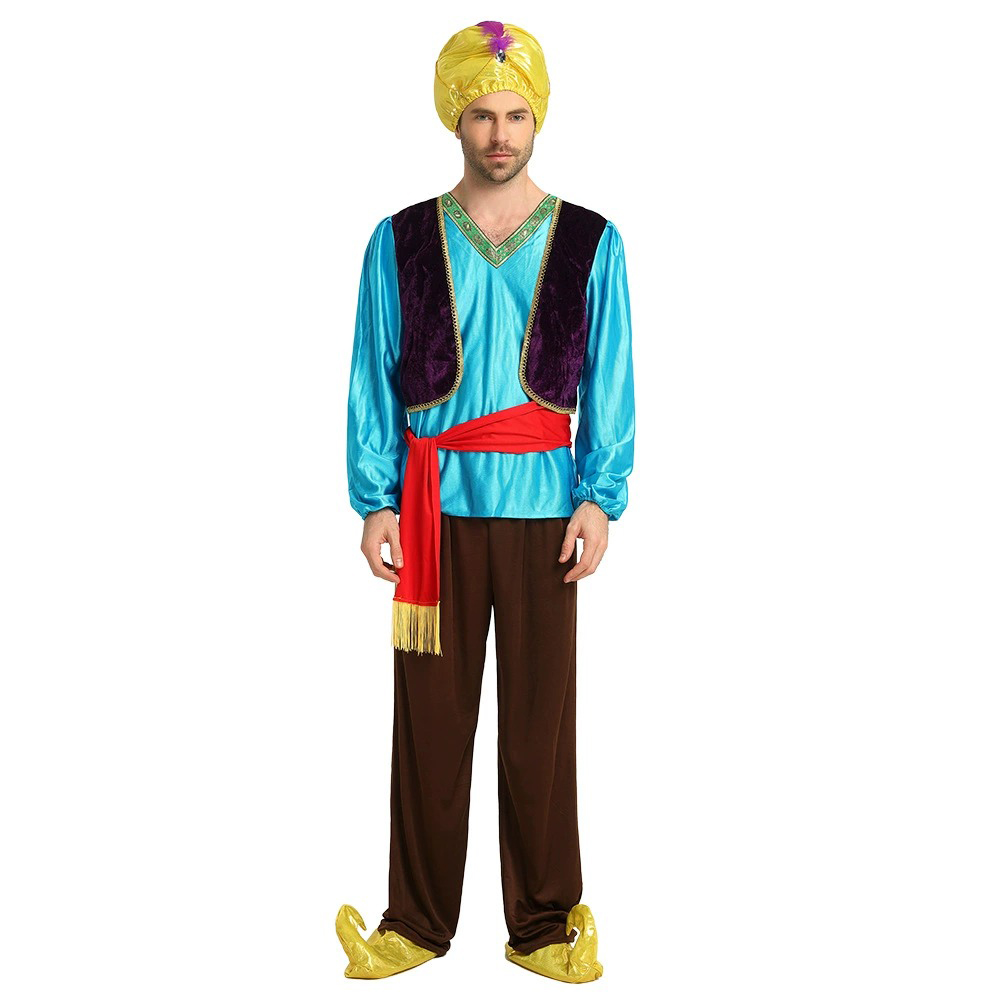 Men Cosplay Aladdin Lamp Genie - Anime Cosplay India incelemesi ve fiyatı