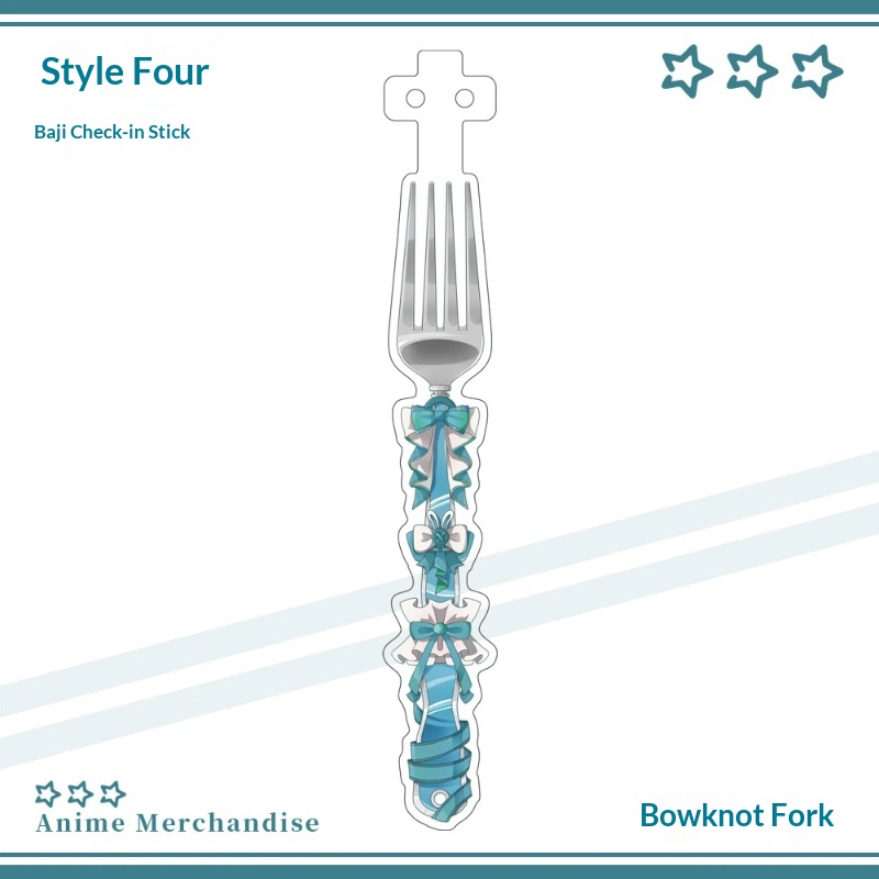 Anime Acrylic Bowknot Fork Sha - Anime Cosplay Photo incelemesi ve fiyatı