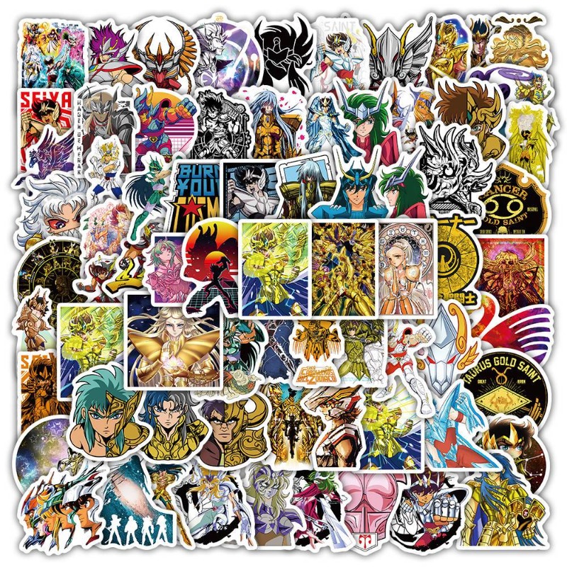 101Pcs Saint Seiya Anime Stick - Anime Cosplay Roleplay incelemesi ve fiyatı