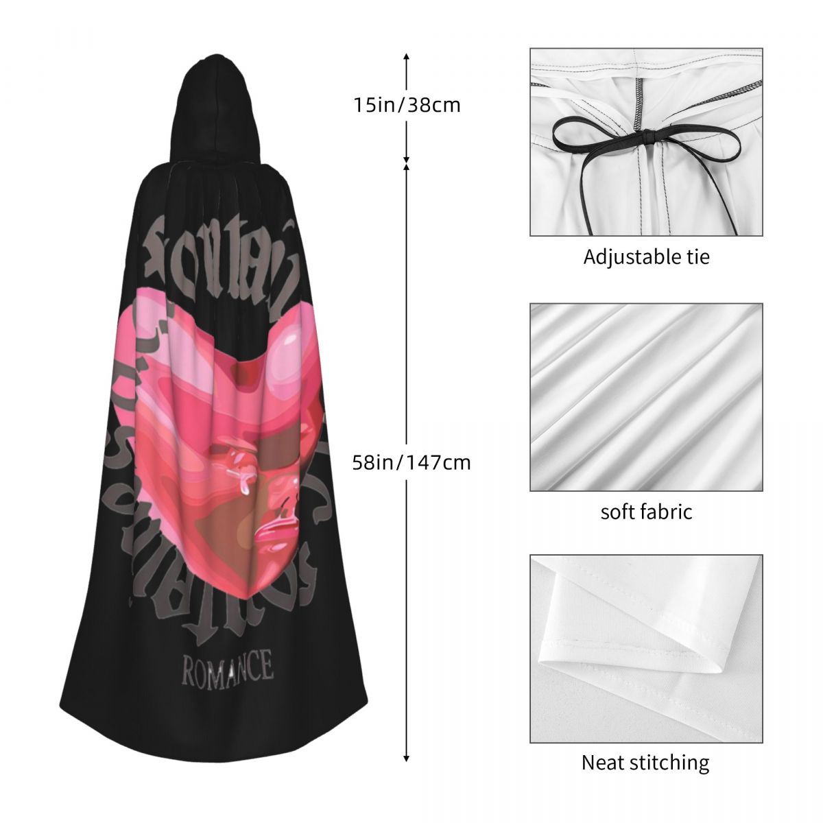 Fontaines DC Romance Long Hood - Anime Cosplay Romance incelemesi ve fiyatı