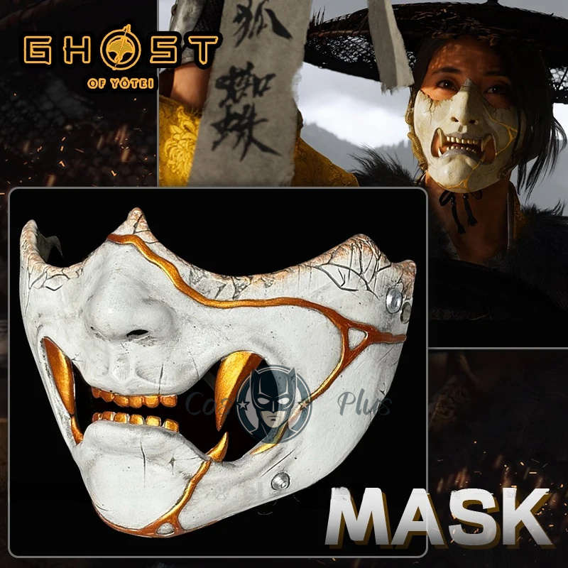 Game Ghost of Yotei Atsu Mask  - Anime Cosplay Costumes incelemesi ve fiyatı