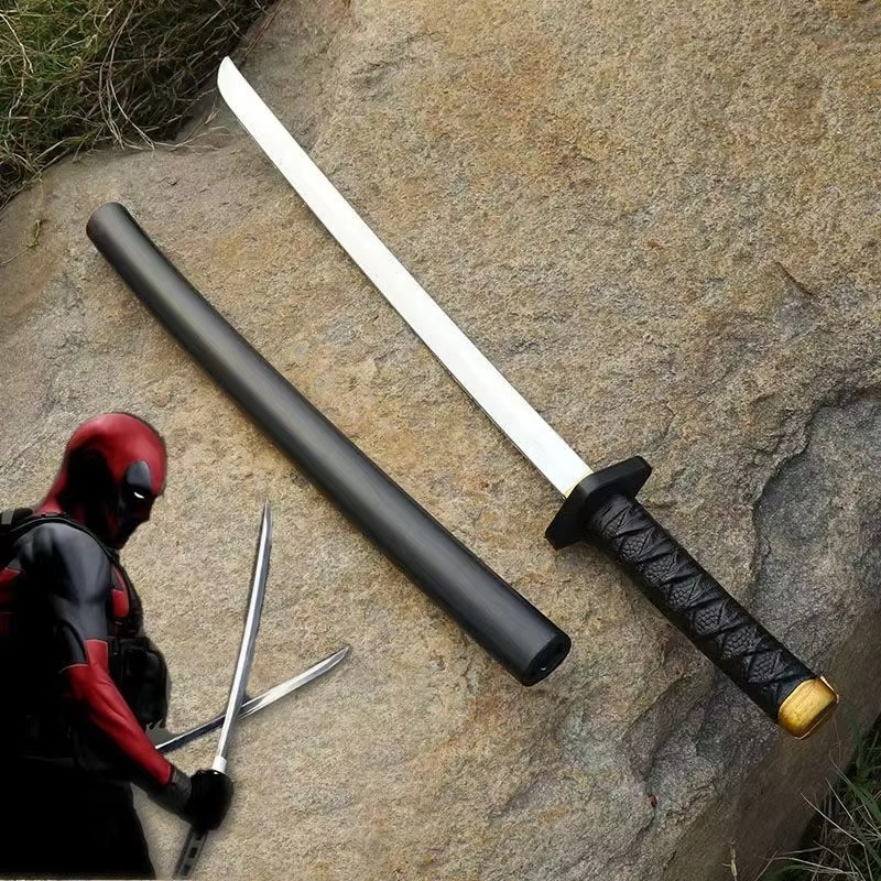 New 61cm Deadpool Cos Sets Kat - Anime Cosplay Katana incelemesi ve fiyatı