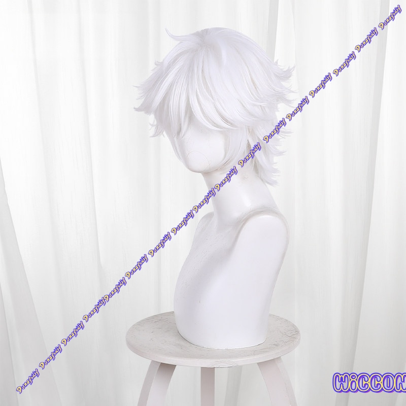 Qifrey Cosplay Wig Short White - Cosplay Anime White Hair incelemesi ve fiyatı