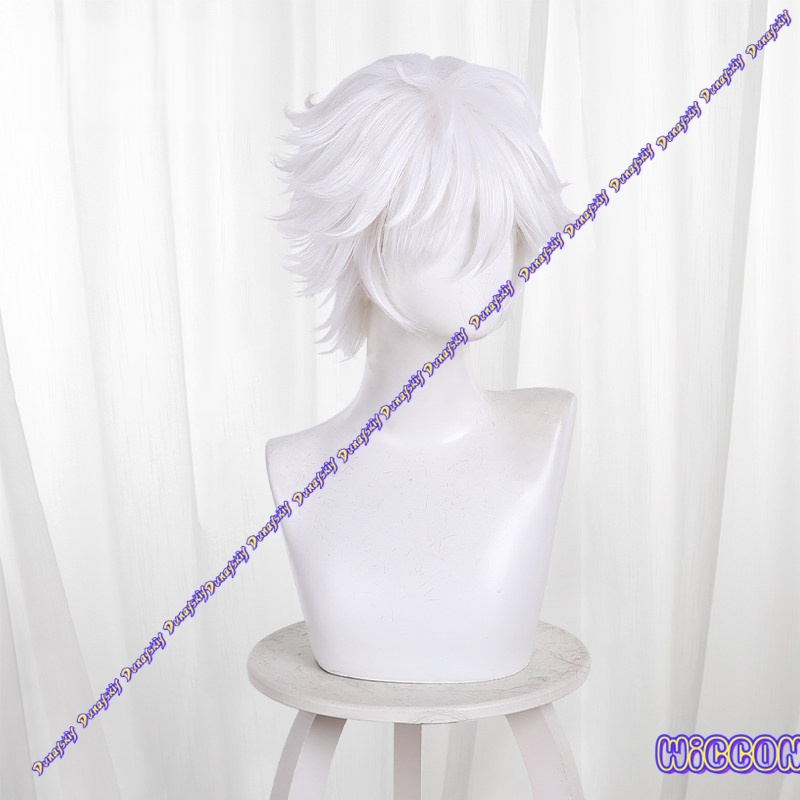 Qifrey Cosplay Wig Short White - Cosplay Anime White Hair incelemesi ve fiyatı