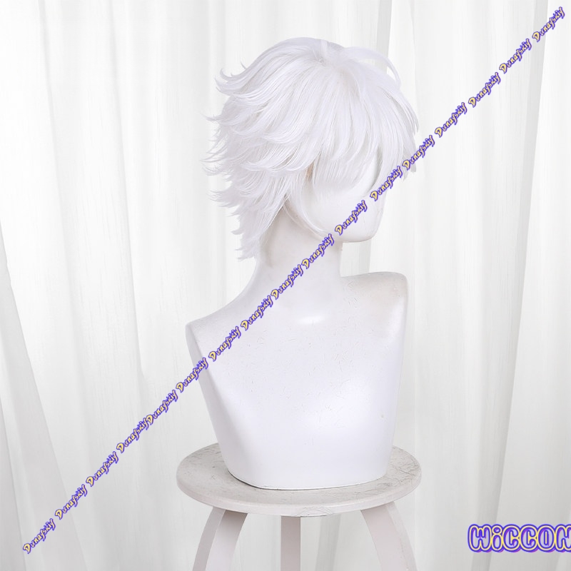 Qifrey Cosplay Wig Short White - Cosplay Anime White Hair incelemesi ve fiyatı