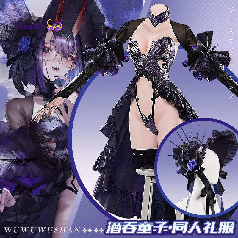 New Shuten Douji Cosplay Game  - Anime Cosplay Dress incelemesi ve fiyatı