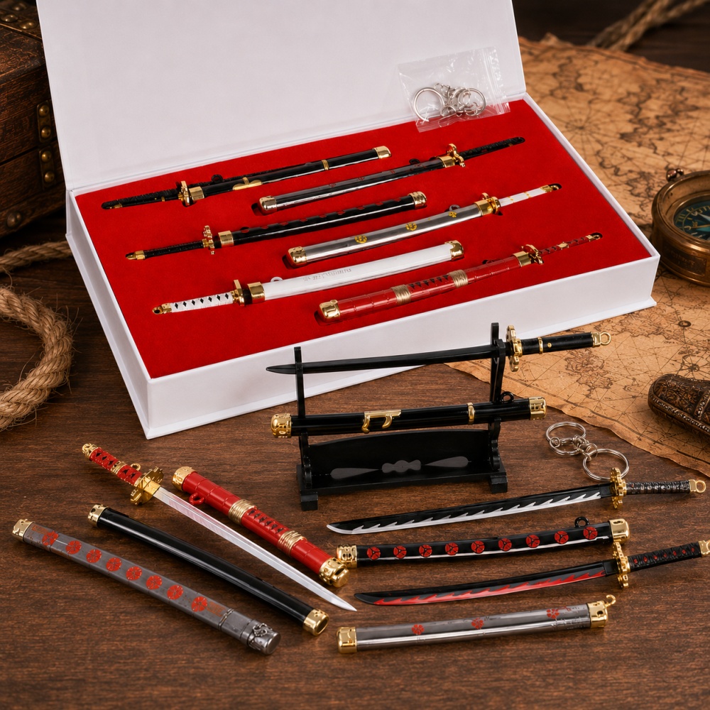 Anime One Piece Zoro Sword Key - Anime Cosplay Katana incelemesi ve fiyatı