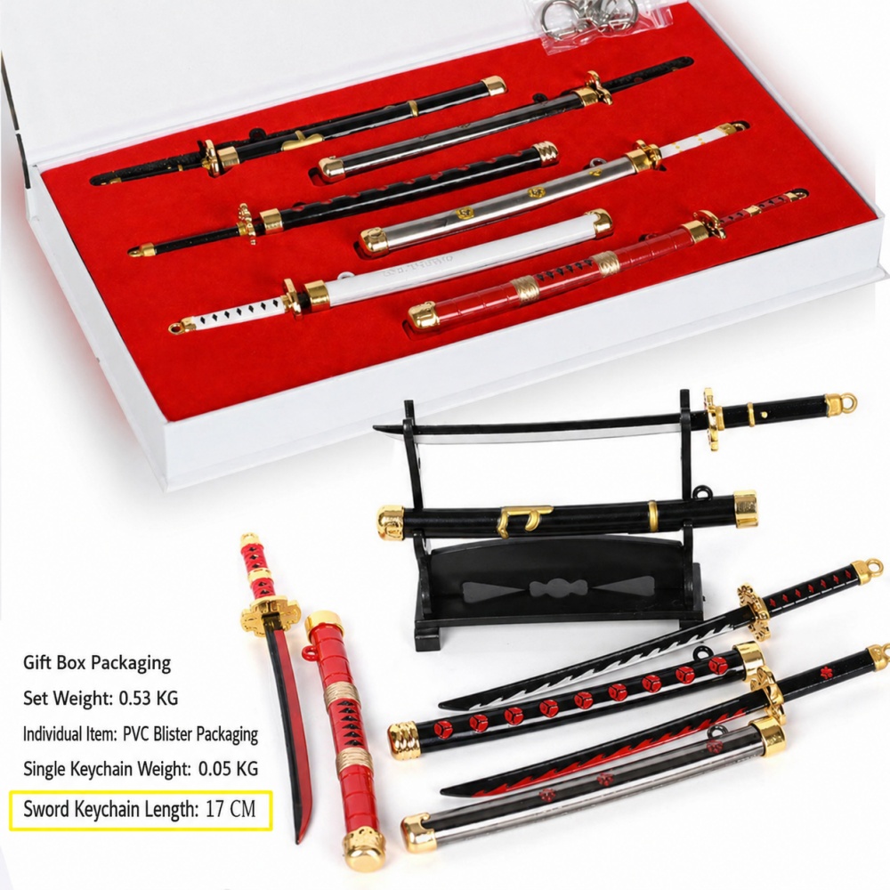 Anime One Piece Zoro Sword Key - Anime Cosplay Katana incelemesi ve fiyatı