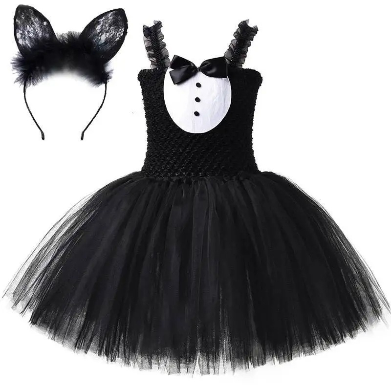 White Black Cat Tutu Dress for - Anime Cosplay Simple incelemesi ve fiyatı