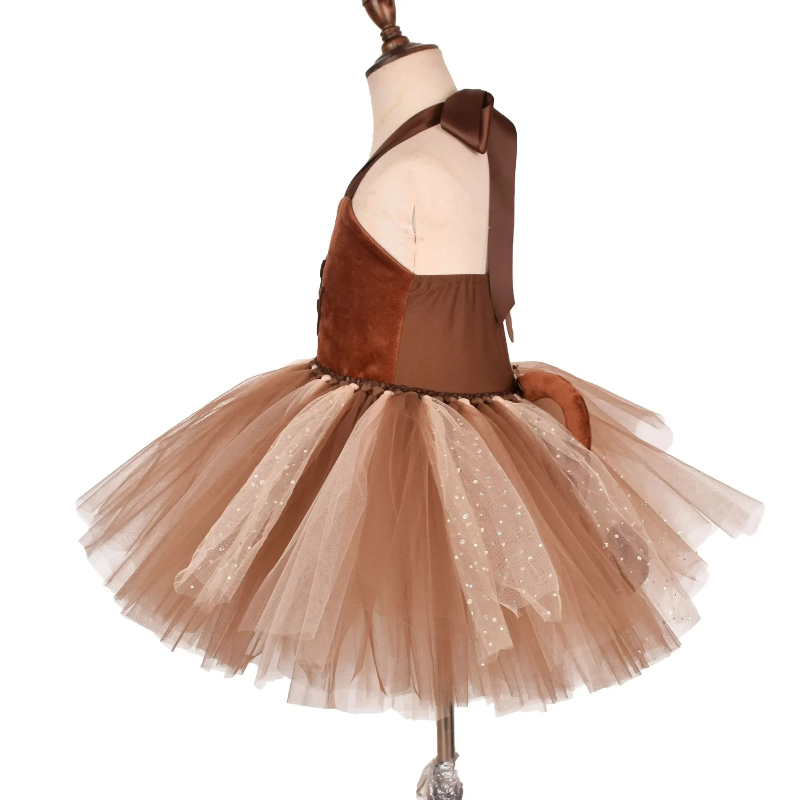 Brown Monkey Tutu Dress for Ba - Anime Cosplay Simple incelemesi ve fiyatı