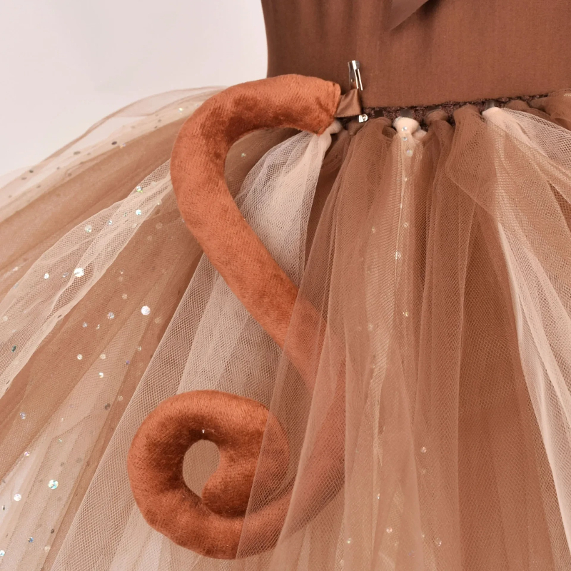 Brown Monkey Tutu Dress for Ba - Anime Cosplay Simple incelemesi ve fiyatı