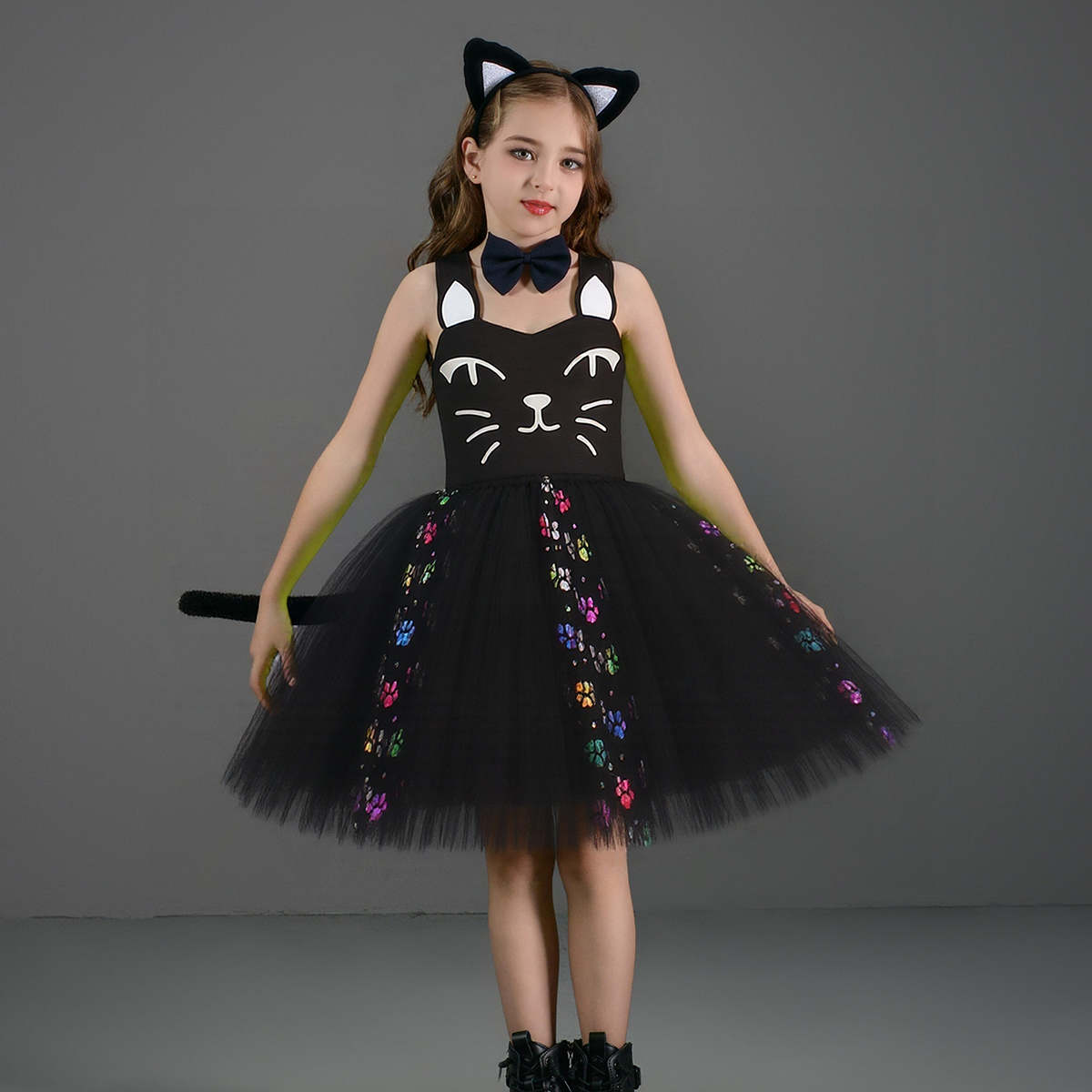 Pink Black Cat Tutu Dress for  - Anime Cosplay Simple incelemesi ve fiyatı
