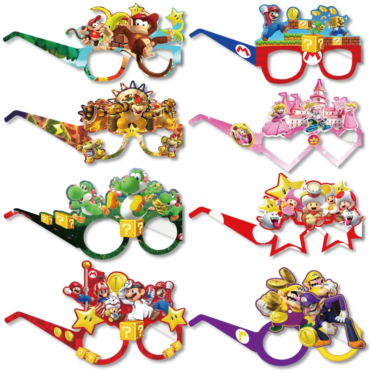 8pcs Kids Spectacles Decoratio - Anime Cosplay Photo incelemesi ve fiyatı
