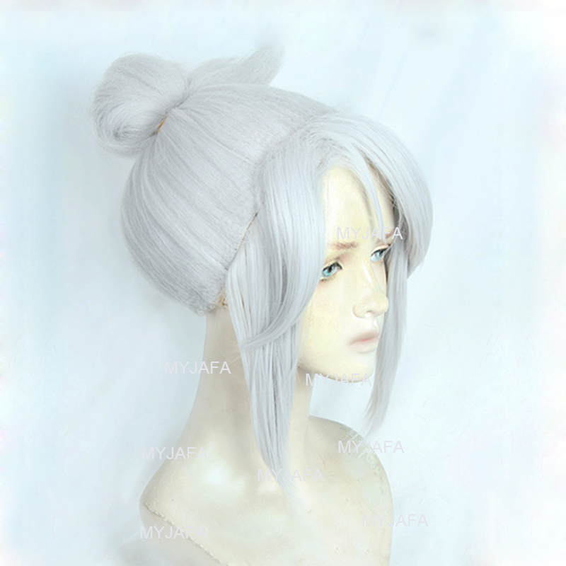 High Quality Jett Cosplay Wig  - Cosplay Anime White Hair incelemesi ve fiyatı