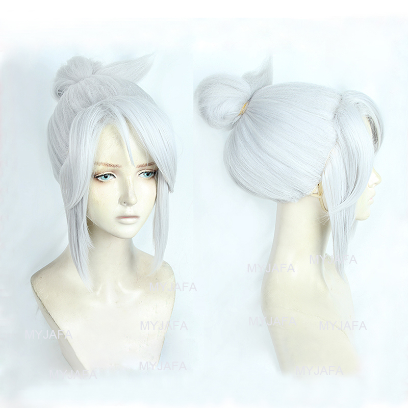 High Quality Jett Cosplay Wig  - Cosplay Anime White Hair incelemesi ve fiyatı