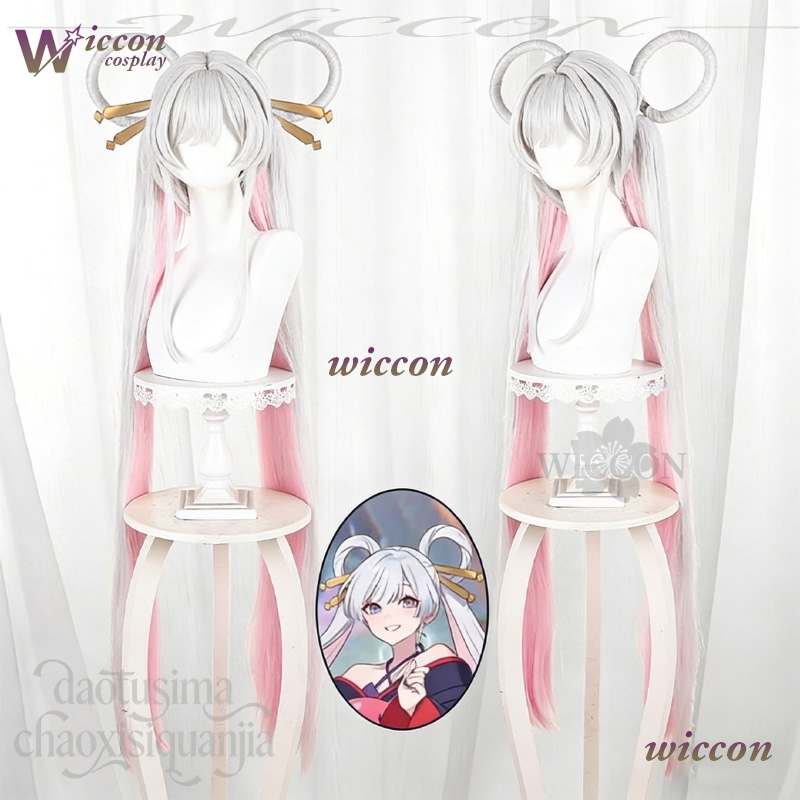 Anime Princess Kaguya Kawaii T - Cosplay Anime White Hair incelemesi ve fiyatı