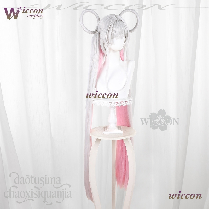 Anime Princess Kaguya Kawaii T - Cosplay Anime White Hair incelemesi ve fiyatı