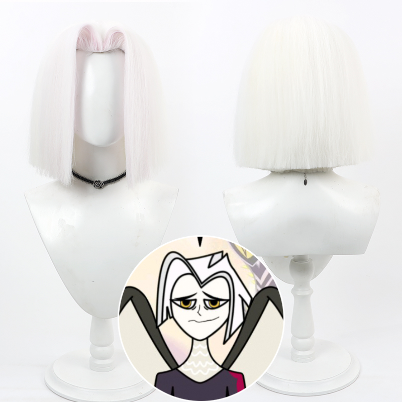 Game Hazbin Lute Cosplay Anime - Cosplay Anime White Hair incelemesi ve fiyatı