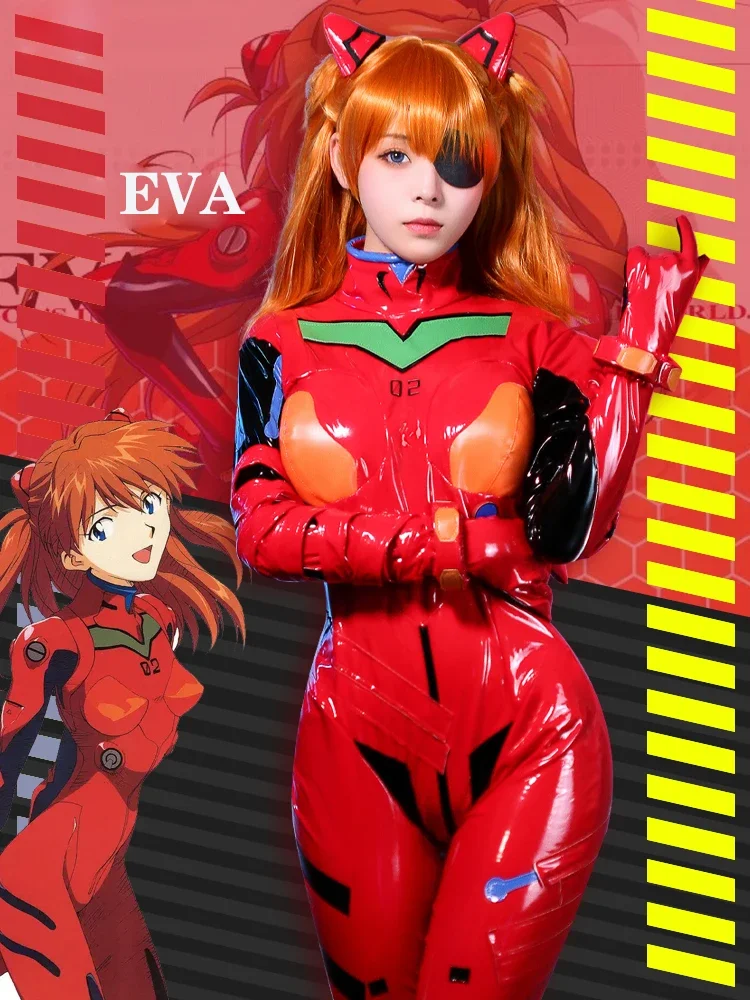 New Eva Shikinami Asuka Langle - Anime Cosplay Japanese incelemesi ve fiyatı