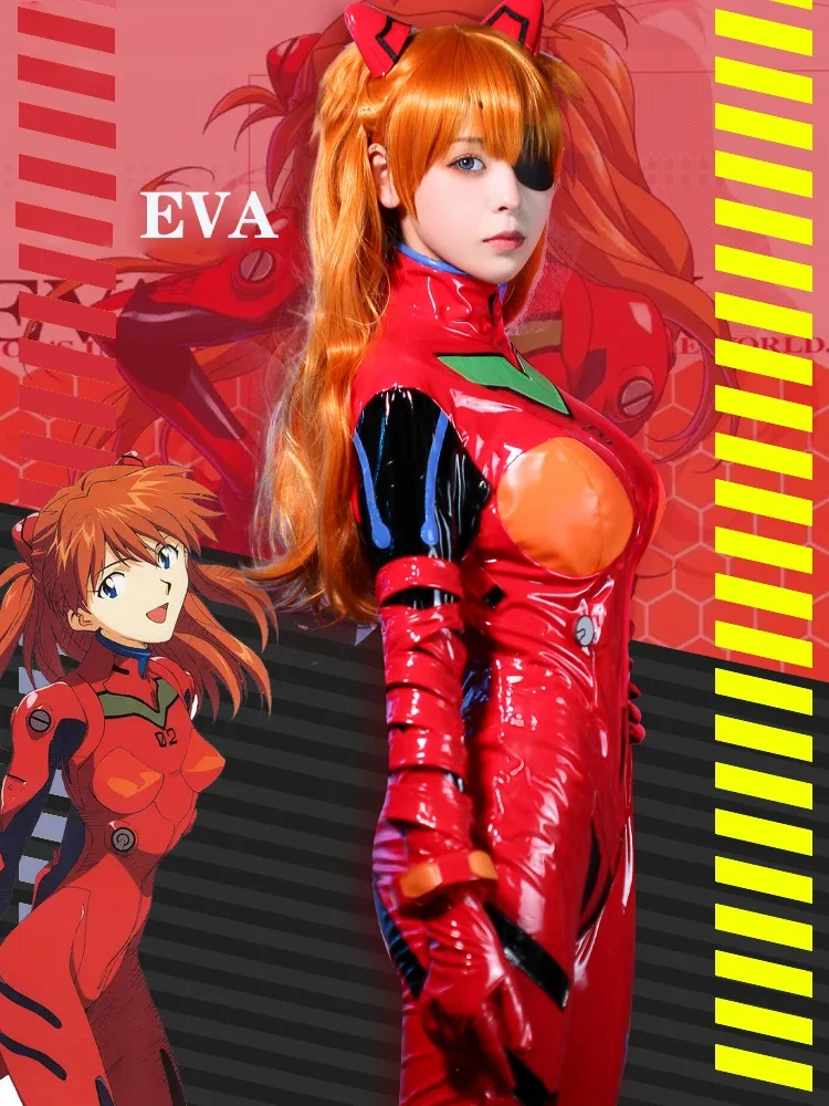 New Eva Shikinami Asuka Langle - Anime Cosplay Japanese incelemesi ve fiyatı