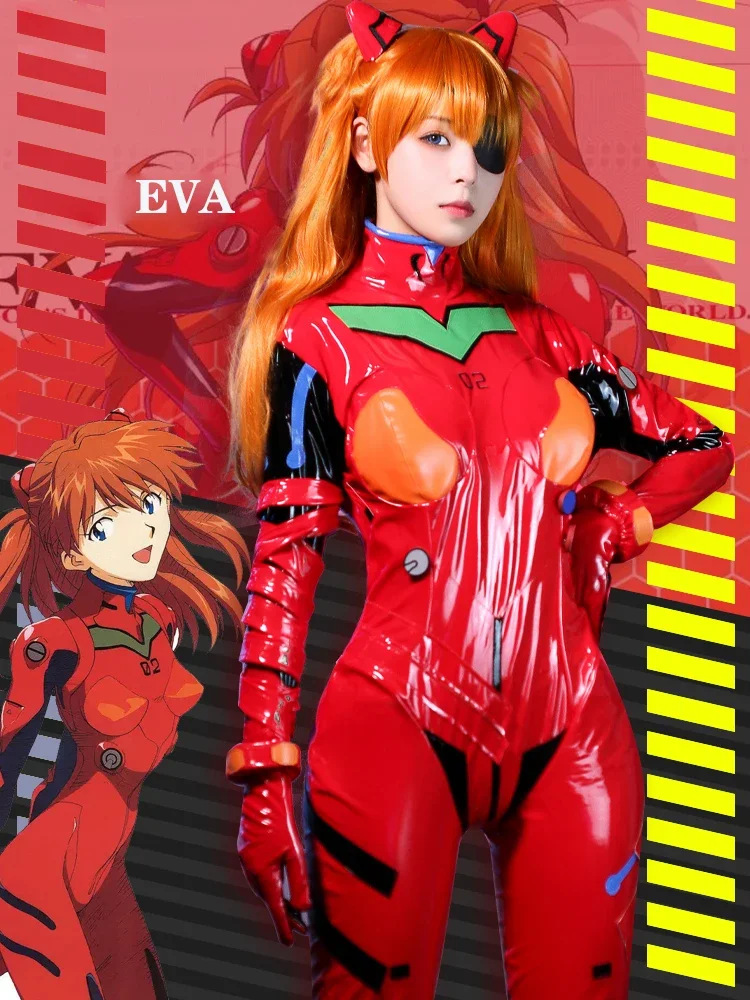 New Eva Shikinami Asuka Langle - Anime Cosplay Japanese incelemesi ve fiyatı