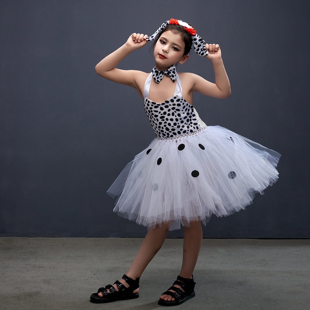 Girls Dalmatian Halloween Cost - Anime Cosplay Simple incelemesi ve fiyatı