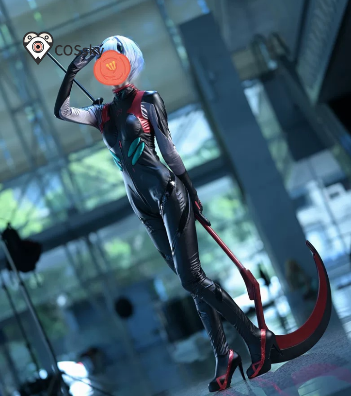 Ayanami Rei  sexy black leathe - Anime Cosplay Wigs incelemesi ve fiyatı