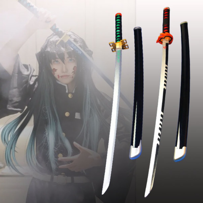 41in/104cm Demon Slayer Katana - Anime Cosplay Katana incelemesi ve fiyatı