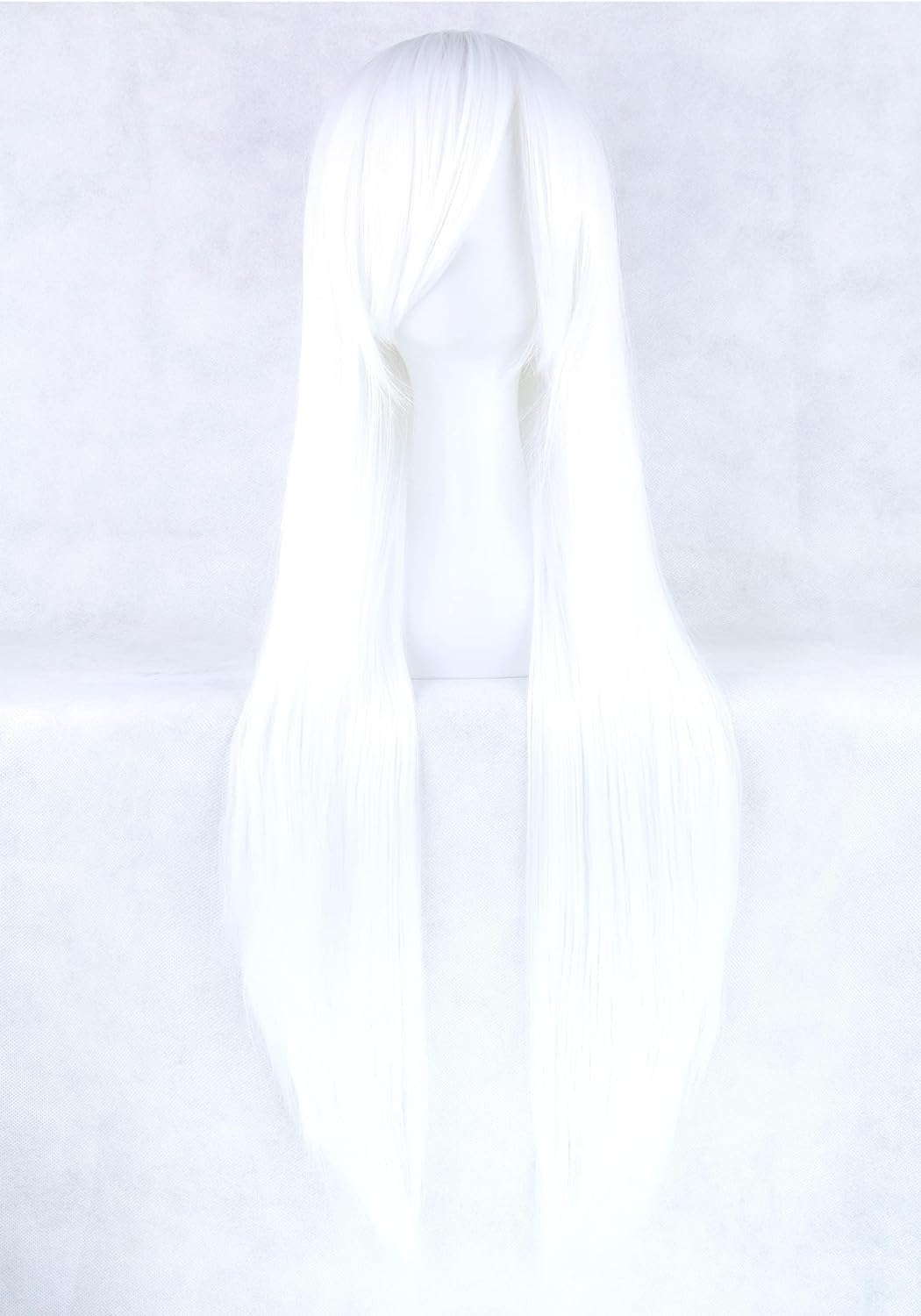 80cm Long Straight Natural Hai - Cosplay Anime White Hair incelemesi ve fiyatı