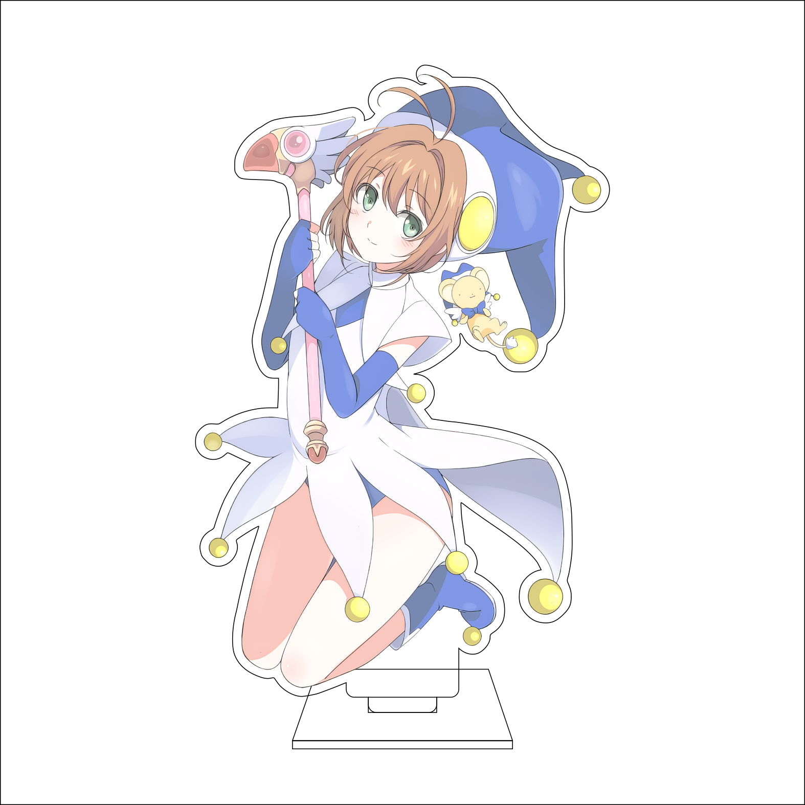 16CM Anime Cardcaptor Sakura C - Anime Cosplay Roleplay incelemesi ve fiyatı