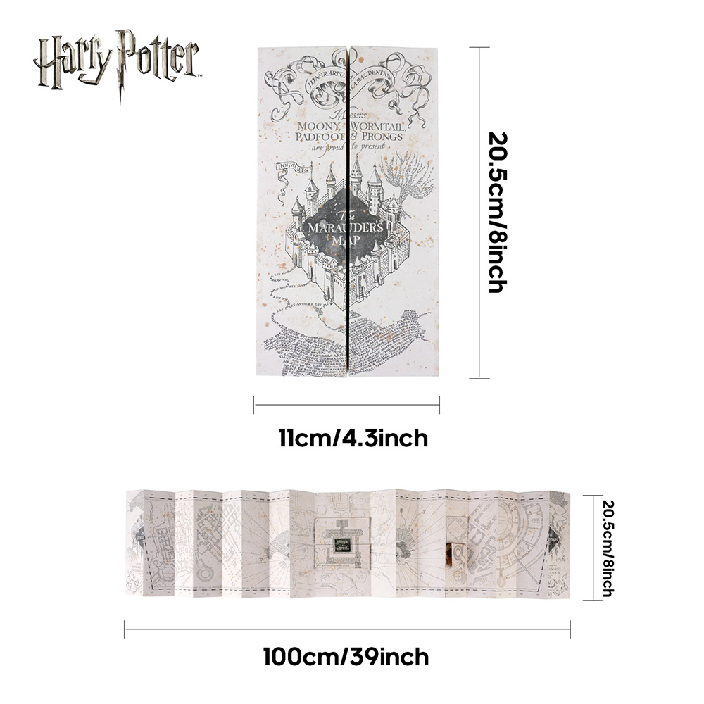 1PC Map Of The Marauder's Scho - Anime Cosplay Roleplay incelemesi ve fiyatı