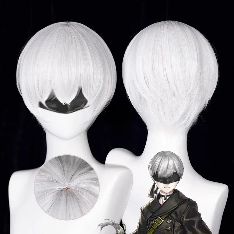 Anime 9S Cosplay Wig 2b Wig Wh - Cosplay Anime White Hair incelemesi ve fiyatı