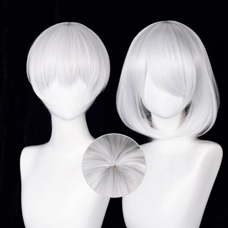 Anime 9S Cosplay Wig 2b Wig Wh - Cosplay Anime White Hair incelemesi ve fiyatı